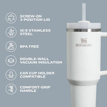 STANLEY Quencher H2.0 Tumbler with Straw 30 oz | Flowstate 3-Position Lid | Cup Holder Compatible for Travel | Insulated Stainless Steel Cup | BPA-Free | Jade