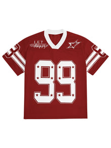 SOLY HUX Mens Jersey Y2k Baggy Shirts Graphic Tees Oversized V Neck Tshirts Summer Tops