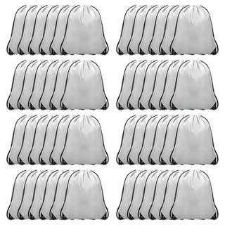 Grneric Drawstring Backpack Bulk 6 PCS, Drawstring Bags String Backpack Cinch Sack Gym Bags for Sport Trip Beach Swimming, 6 Color