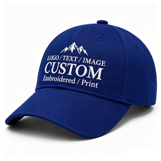 Bulk Custom Baseball Cap Personalized Hats Embroidered Hat with Your Text Logo Photo for Men Women Classic Duckbill Caps