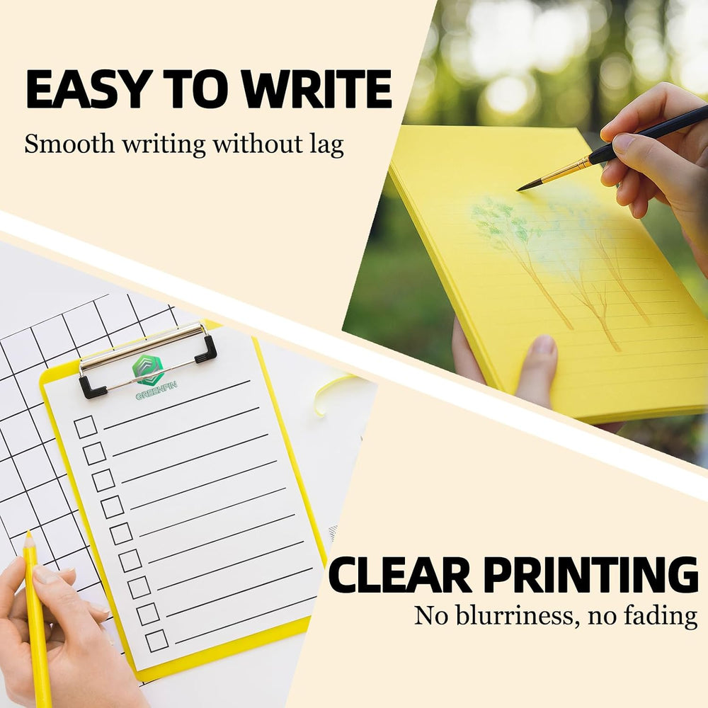 10-1000 Pads Personalized Notepads Bulk - Custom Notepad with Logo & Text 4.25"x5.5" 50 Sheets Pads for Office Business Classroom (Small(4.25''x5.5''))