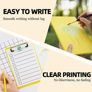 10-1000 Pads Personalized Notepads Bulk - Custom Notepad with Logo & Text 4.25"x5.5" 50 Sheets Pads for Office Business Classroom (Small(4.25''x5.5''))