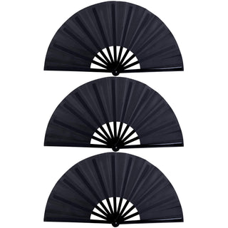 JOHOUSE 12 Pcs White Hand Fan Foldable, 8.3 Inch Folding Fans Handheld for Women Wedding Guest Gifts, Party Favors, Bridal & Baby Shower Favors, DIY Crafts & Summer Cooling