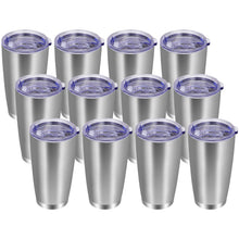 VEGOND 20oz Tumbler with Lid and Straw Stainless Steel Tumbler Cup Vacuum Insulated Double Wall Travel Coffee Mug Powder Coated Coffee Cup, Blue, 1 Pack