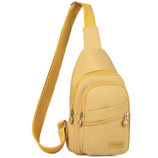 Banelu Small Sling Backpack Crossbody Bags for Women Men, Small Sling Bag Cross Body Bag Fanny Packs Crossbody Purses - Black