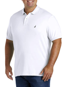 Nautica Men's Classic Fit Short Sleeve Dual Tipped Collar Polo Shirt
