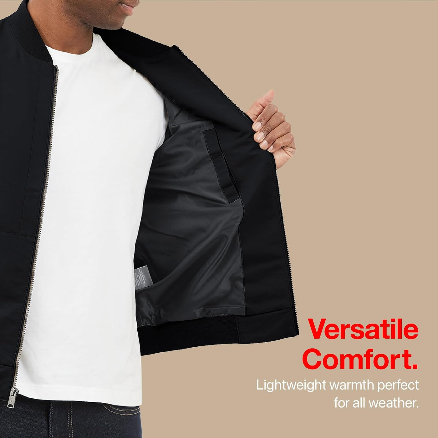 Lucky Brand Mens Bomber Jacket