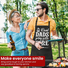 SANDJEST Funny Mens Aprons with Pockets for BBQ Grilling Cooking Grandpa Husband Apron for Birthday Christmas Father's Day