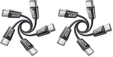 LISEN USB C to USB C Cable, 5-Pack [3.3/3.3/6.6/6.6/10FT] for iPhone 17 Charger Cord, 60W C to C Cable Fast Charging for iPad, iPhone 16 15 Pro Max, Galaxy S25/S24 USBC to USBC Cable Gifts for Men