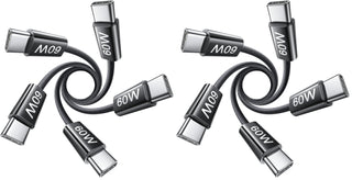 LISEN USB C to USB C Cable, 5-Pack [3.3/3.3/6.6/6.6/10FT] for iPhone 17 Charger Cord, 60W C to C Cable Fast Charging for iPad, iPhone 16 15 Pro Max, Galaxy S25/S24 USBC to USBC Cable Gifts for Men