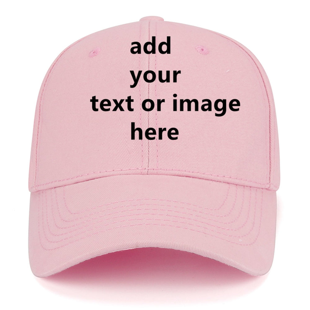 Custom Baseball Cap with Your Text for Men Women,Personalized Adjustable Trucker Caps Casual Sun Peak Hat for Gifts