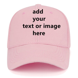Custom Baseball Cap with Your Text for Men Women,Personalized Adjustable Trucker Caps Casual Sun Peak Hat for Gifts