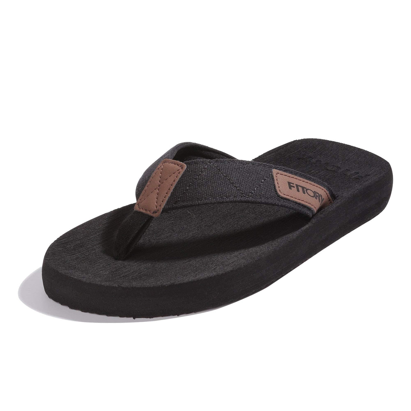 FITORY Men's Flip-Flops, Thongs Sandals Comfort Slippers for Beach