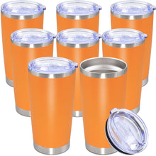 20oz Tumbler Stainless Steel Tumbler Cup with Lid Vacuum Insulated Double Wall Travel Mug, Durable Powder Coated Travel Coffee Tumbler Mug for Hot & Cold Drinks, Purple,1 Pack