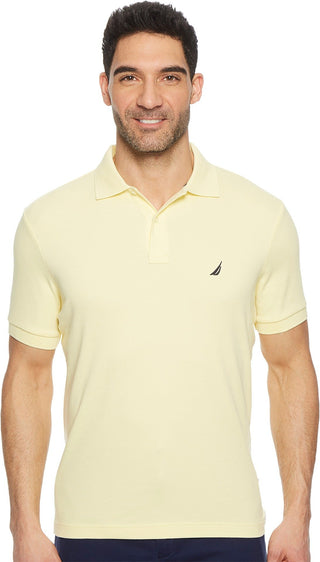 Nautica Men's Classic Fit Short Sleeve Dual Tipped Collar Polo Shirt