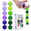 2 Pack(green+purple)