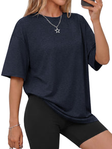 GAYHAY Oversized Tshirts for Women - Spring Summer Workout Clothes Short Sleeve Tops Crew Neck Tee Shirts Fashion Casual 2026