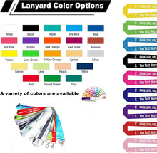 Auroyagift Personalized Lanyard with Logo Text Name 5/10/100/1000PCS, Neck Straps Keychains Customize For Women Men, ID Badges,Keys Office School Event
