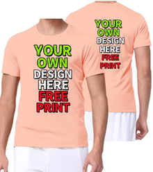 Custom T-Shirts for Men Women Design Your Own Shirt with Text Image Personalized Tee Printed Front/Back