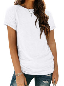 AUTOMET Women's Short Sleeve Shirts Summer Tops Crew Neck Basic Tees Casual Tshirts