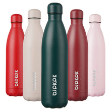 BJPKPK 17oz Insulated Water Bottles Stainless Steel Sports Water Bottles Keep Cold and Hot for Travel Dishwasher Safe,Olive Green