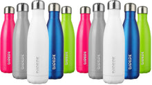 BJPKPK 17oz Insulated Water Bottles Stainless Steel Sports Water Bottles Keep Cold and Hot for Travel Dishwasher Safe,Olive Green