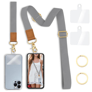 Yonlevres Flower Phone Lanyard Crossbody Strap, Floral Cell Phone Lanyards for around the Neck Wristlet Wrist Strap Adjustable for Keys Case Accessories Travel Essentials