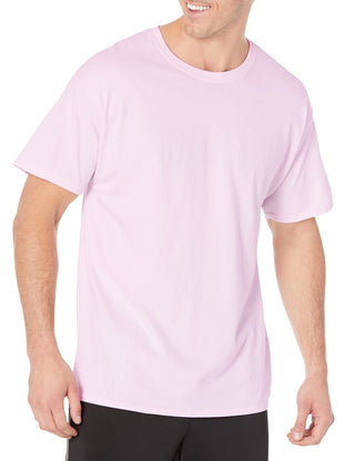 Hanes Men's Short Sleeve T-Shirt Pack, Big & Tall, Crewneck Cotton T-Shirts for Men, Value Packs