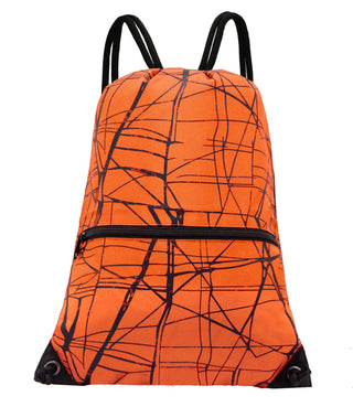 HOLYLUCK Drawstring Backpack Bag Sport Gym Sackpack