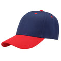 1pc Navy/Red