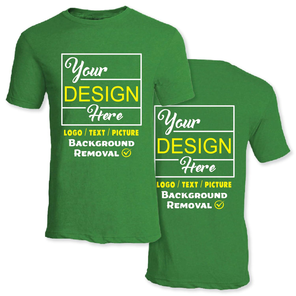 Personalized Image/Text for Your Company/Wedding/Greetings with Digital Printing | Unisex Adult | Custom T-Shirt
