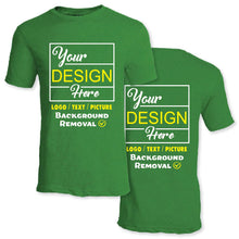 Personalized Image/Text for Your Company/Wedding/Greetings with Digital Printing | Unisex Adult | Custom T-Shirt