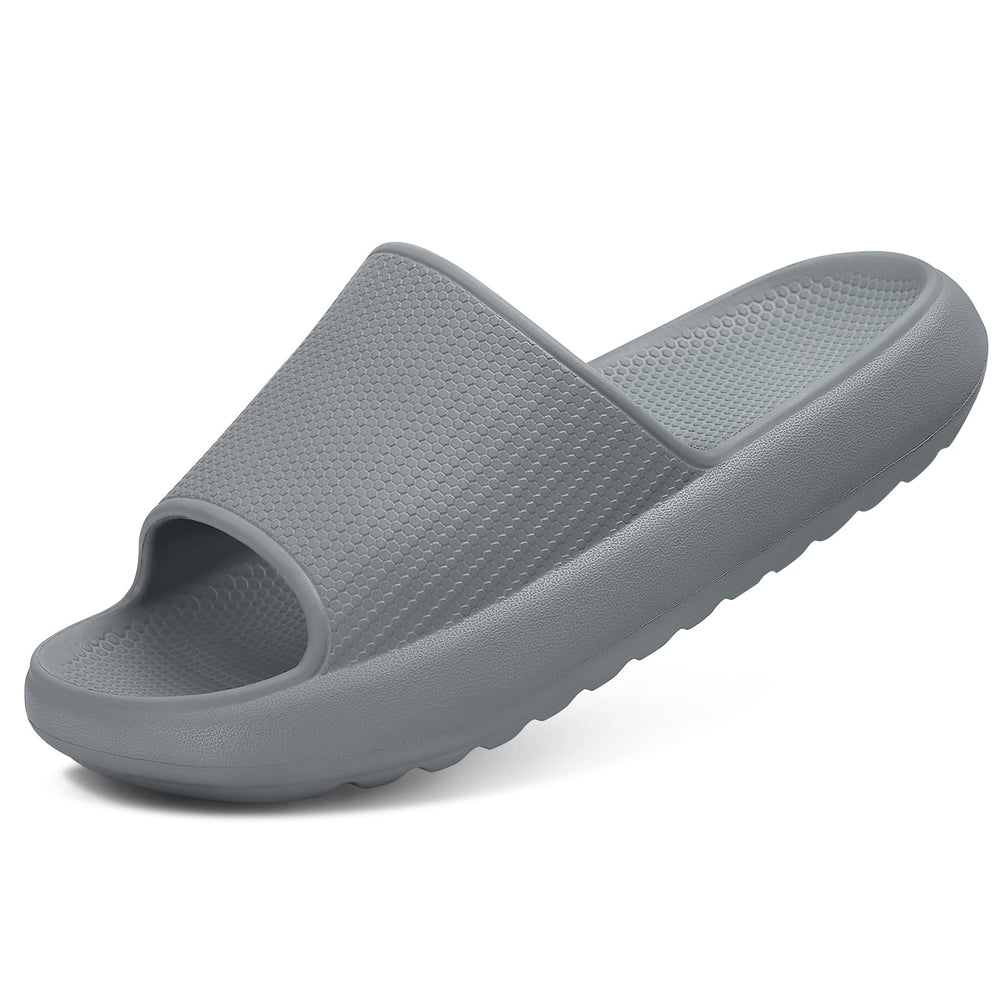 Comwarm Cloud Slide Sandals for Women Men Ultra Comfort Recovery Pillow Slippers Soft Summer Beach Shoes with Low Arch Support
