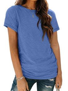 AUTOMET Women's Short Sleeve Shirts Summer Tops Crew Neck Basic Tees Casual Tshirts