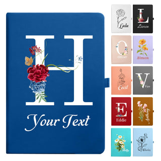 Customizable Notebook- Personalized Cover with Any Design - A6/A5 192 Lined Pages Journaling Notebooks for Work School Business Church