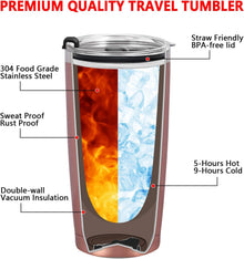 Lifecapido Travel Tumbler Cupcake Wine Socks Set, Thank You Gifts for Women Her Girlfriend Lover Female Friends, You're Awesome 20 Oz Stainless Steel Tumbler with 2 Lids, Socks, Opener, Wine Stopper