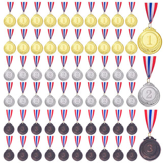 Gold Silver Bronze Award Medals-Winner Medals Gold Silver Bronze Prizes for Competitions, Party, 2 Inches