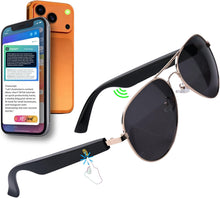 AI Smart Glasses with Bluetooth for Men Women ChatGPT-Claude-Gem wd 200 Languages 99% Accuracy, Transcribe, 5.3 Android Siri Touch and Voice Assistant Glasses with Speakers, 120H SB BLACK DOMINATOR