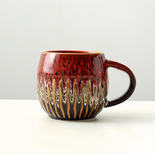 Large Ceramic Coffee Mug - 20oz Big Tea Cup, Red | Large Tea Mug, Microwave Safe, Dishwasher Safe