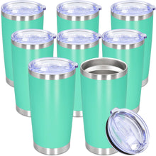 20oz Tumbler Stainless Steel Tumbler Cup with Lid Vacuum Insulated Double Wall Travel Mug, Durable Powder Coated Travel Coffee Tumbler Mug for Hot & Cold Drinks, Purple,1 Pack