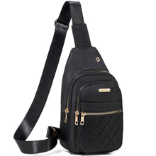Banelu Small Sling Backpack Crossbody Bags for Women Men, Small Sling Bag Cross Body Bag Fanny Packs Crossbody Purses - Black