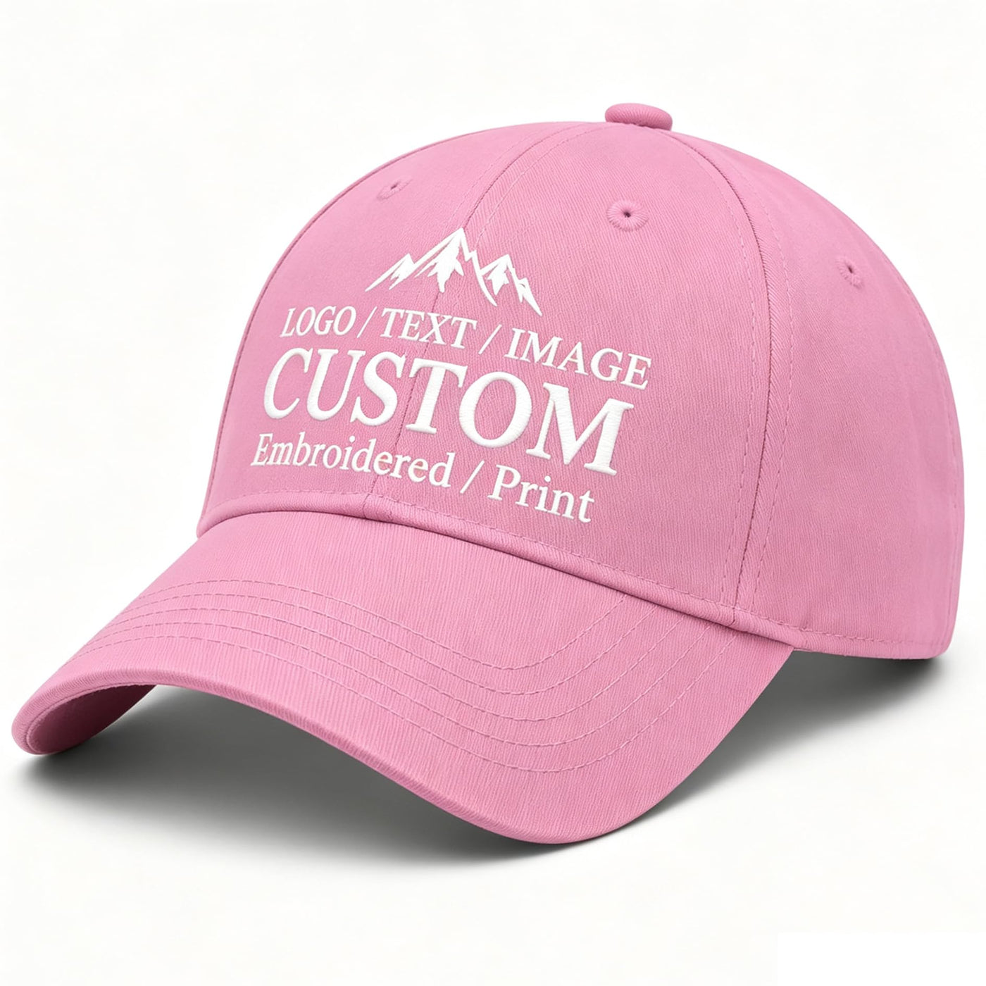 Bulk Custom Baseball Cap Personalized Hats Embroidered Hat with Your Text Logo Photo for Men Women Classic Duckbill Caps