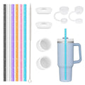 Color Straw*6 + Clear Cover*2 + Clear Plug*4