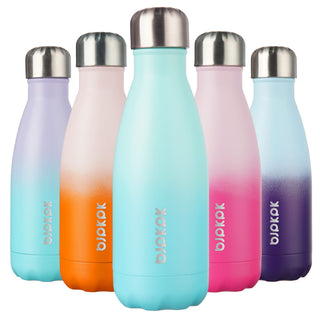 BJPKPK 17oz Insulated Water Bottles Stainless Steel Sports Water Bottles Keep Cold and Hot for Travel Dishwasher Safe,Olive Green