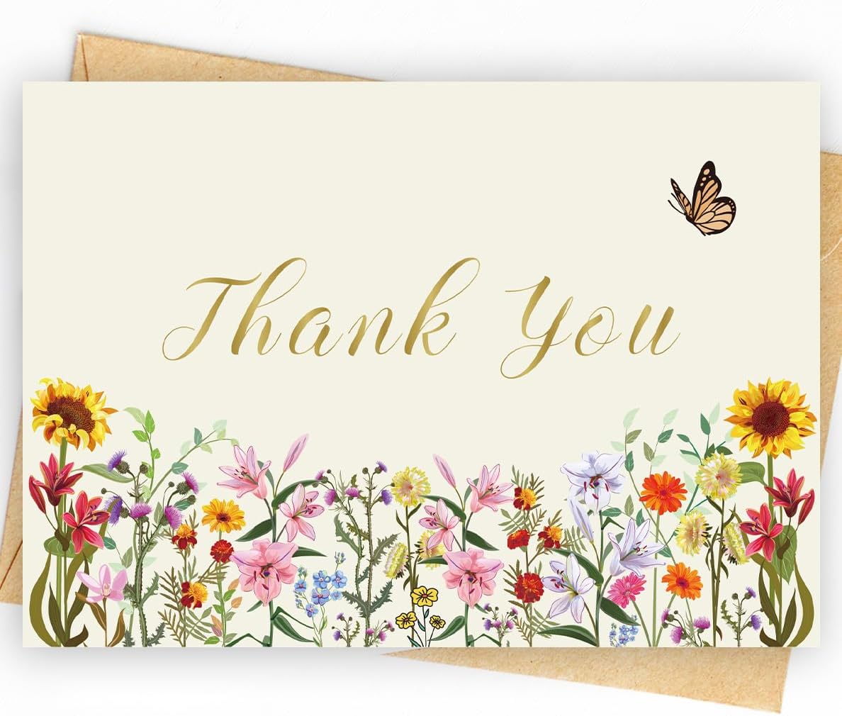 52 Pack 210GSM | Thank You Cards | Thank You Cards & Notes with Envelopes | Pefect for Baby Shower, Wedding, Teacher, Graduation, Business, Holiday, and Christmas | Teacher Appreciation Gifts