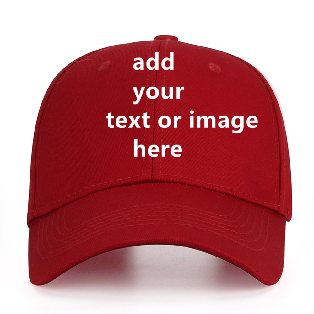 Custom Baseball Cap with Your Text for Men Women,Personalized Adjustable Trucker Caps Casual Sun Peak Hat for Gifts