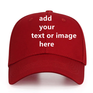 Custom Baseball Cap with Your Text for Men Women,Personalized Adjustable Trucker Caps Casual Sun Peak Hat for Gifts