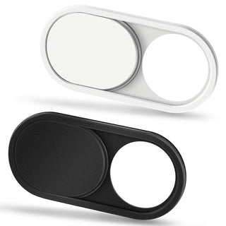 CloudValley Webcam Cover Slide[2-Pack], 0.023 Inch Ultra-Thin Metal Web Camera Cover for Macbook Pro, iMac, Laptop, PC, iPad Pro, iPhone 8/7/6 Plus, Protect Your Visual Privacy [Black]