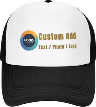 Custom Baseball Hats for Men & Women - Add Text/Photo/Logo - Adjustable Breathable Outdoor Hat, Sports & Casual- Bulk Supply