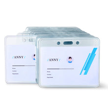 Amazon Basics Vertical Clear Plastic ID Badge Holders, 2.55" x 4.41", Pack of 50